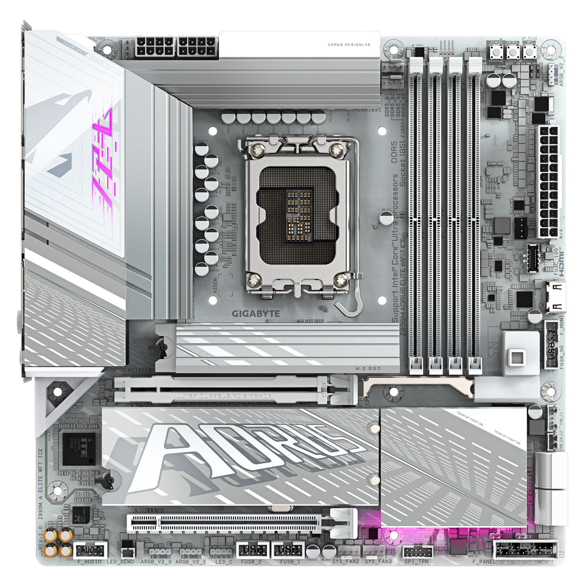 Carte mere - GIGABYTE - Z890M AORUS ELITE WIFI7 ICE