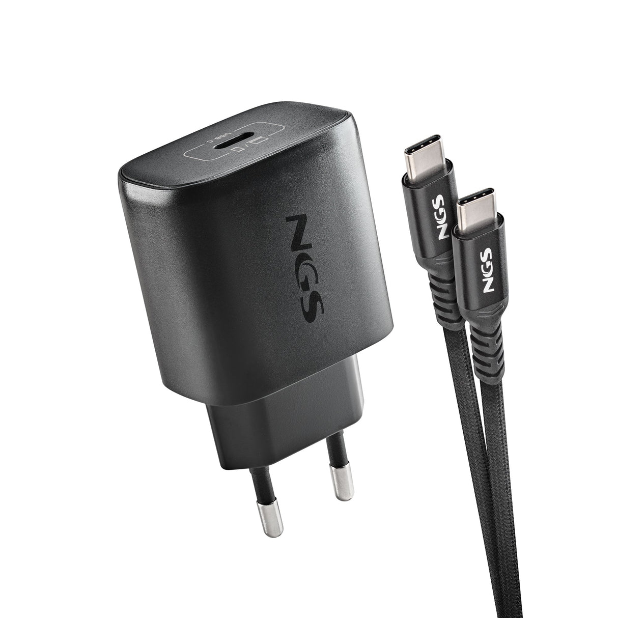 Chargeur secteur NGS Bud 1x USB-C 45W (Noir)