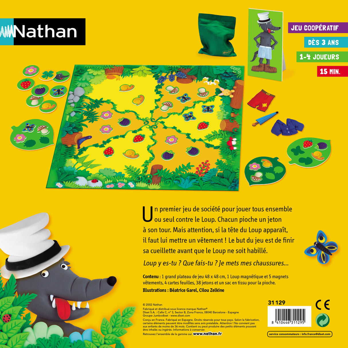 NATHAN - Le jeu du Loup - Jeu de Société