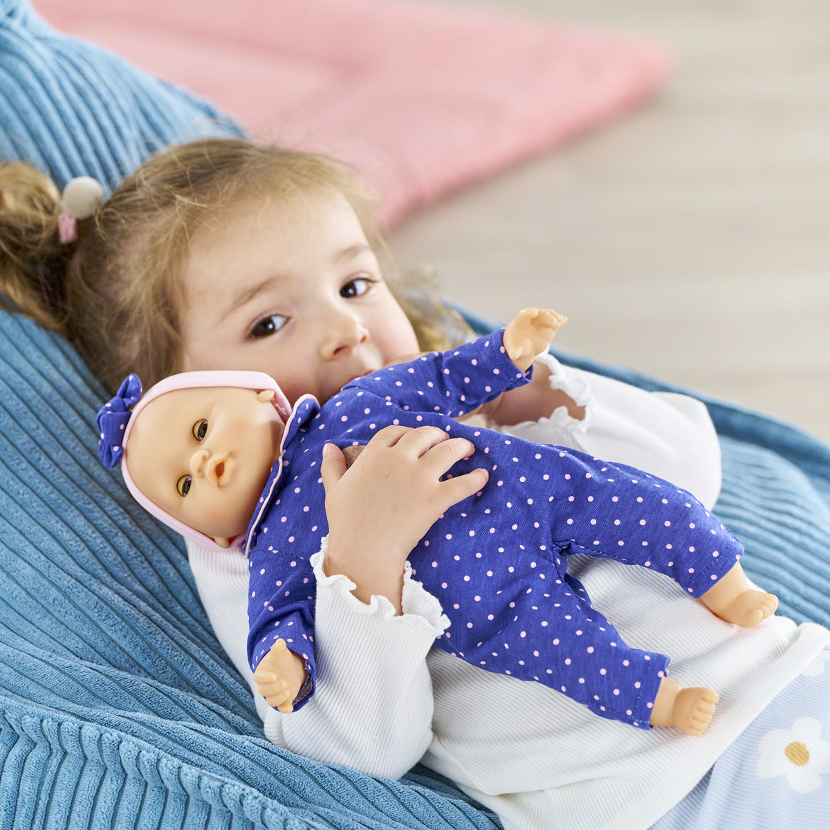 Poupon - COROLLE - Bébé Calin Capucine - Ourson - 30 cm - Des 18 mois
