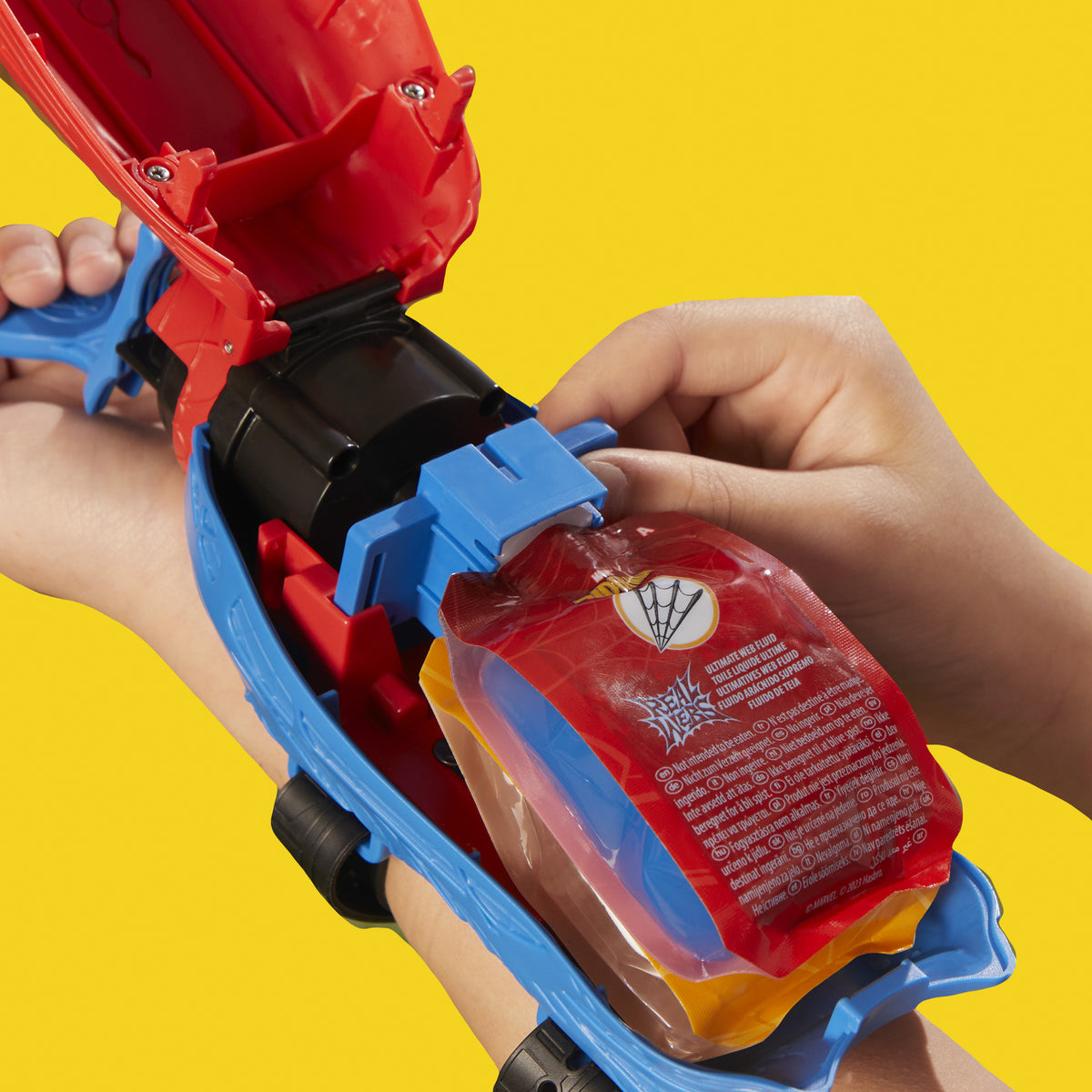 Lance-toile ultime Spider-Man blaster 2-en-1, jouet de déguisement Spider-Man, des 5 ans, Marvel Spider-Man Real Webs