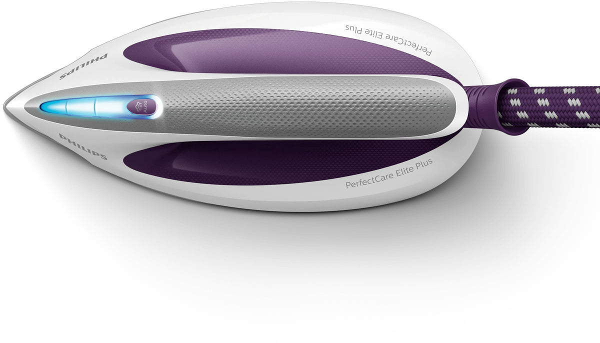 Centrale Vapeur - PHILIPS - GC9660/30 - PerfectCare Elite - 7.5 bars - 1.8L - Blanc/Violet