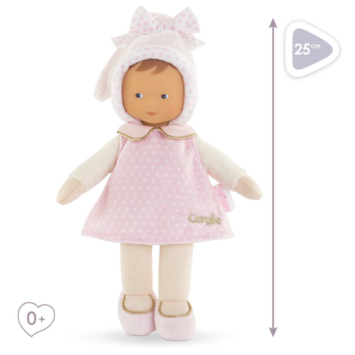 Doudou - COROLLE - Miss Reves d'Étoiles - 25 cm - senteur vanille - des la naissance