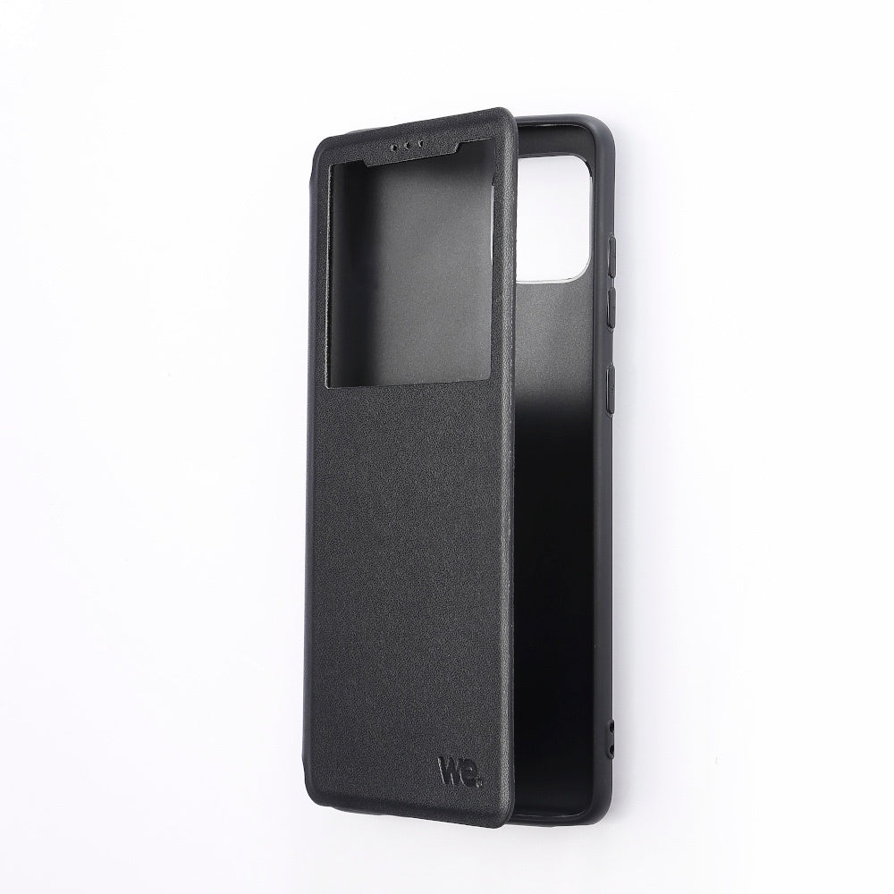 WE Etui folio CLASSIQUE SAMSUNG GALAXY A80 / A90 Noir - Avec fen e