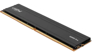 Barrette mémoire 32Go DIMM DDR5 Crucial Pro 5600MHz (Noir)