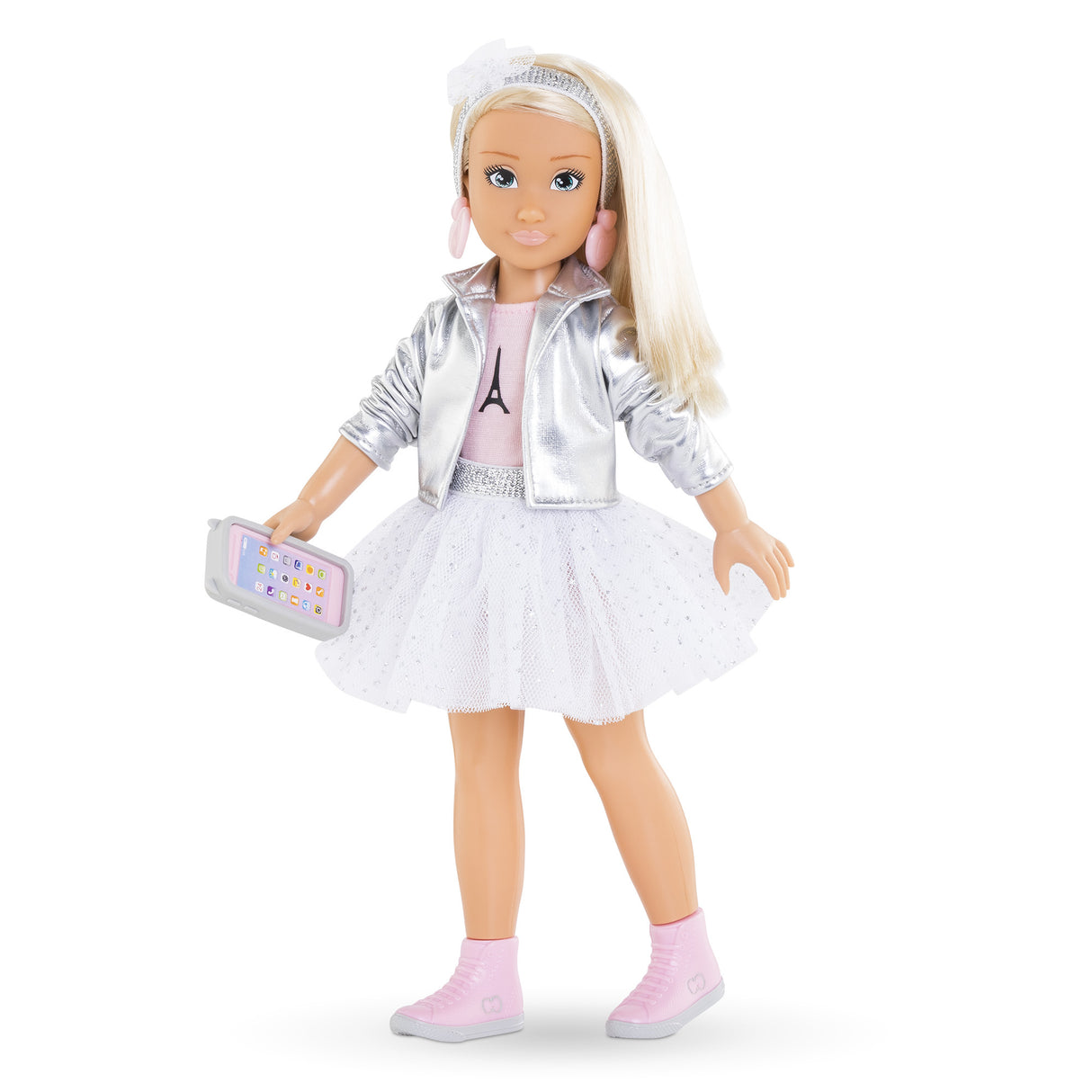 Poupée Mannequin - COROLLE - Valentine Fashion Week Paris - 28 cm - 4 accessoires - Senteur vanille - Des 4 ans