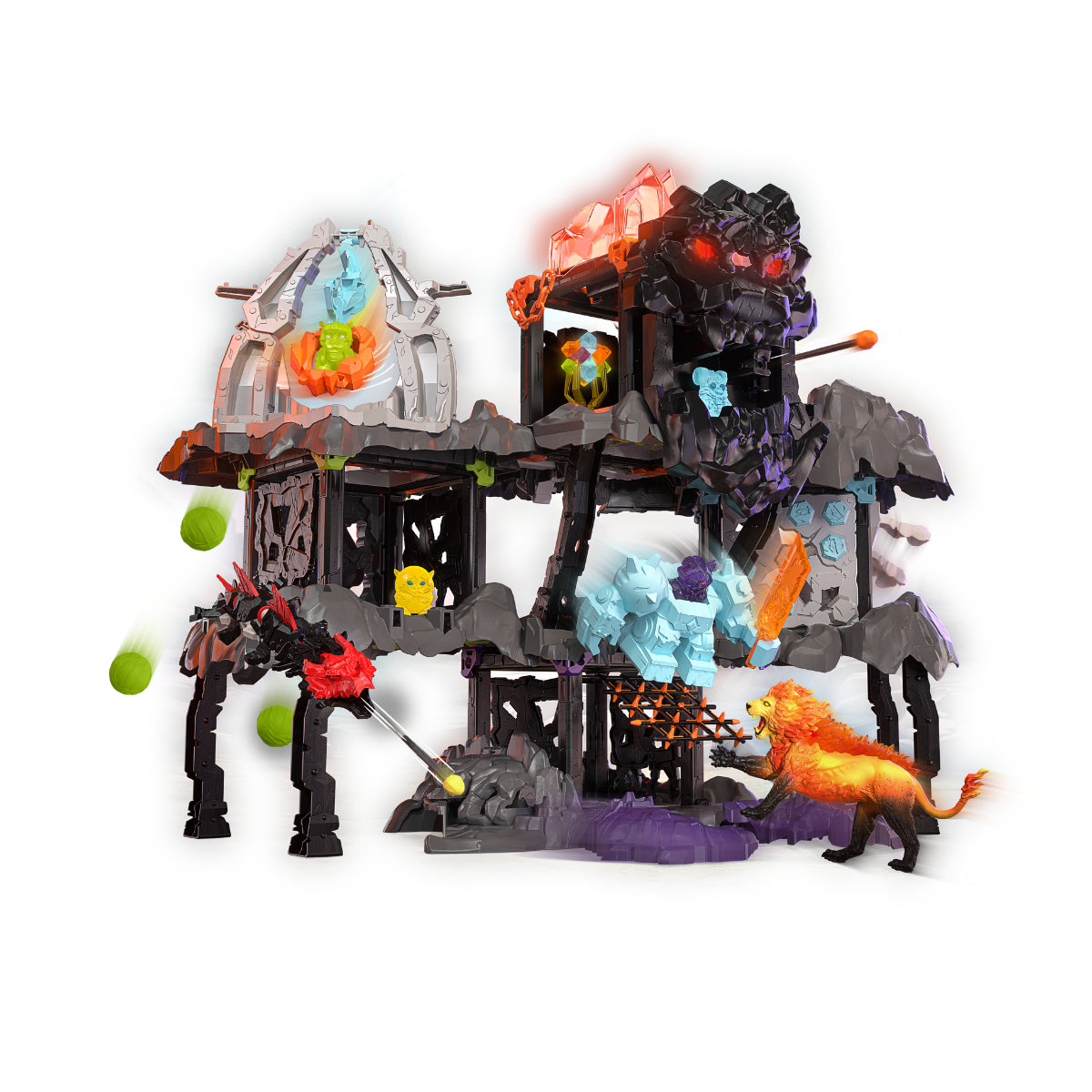 Coffret MasterCave Smashrador Eldrador, 18 fonctions, 6 figurines, SCHLEICH 42757 Eldrador Creatures, 119 pieces, Des 7 ans