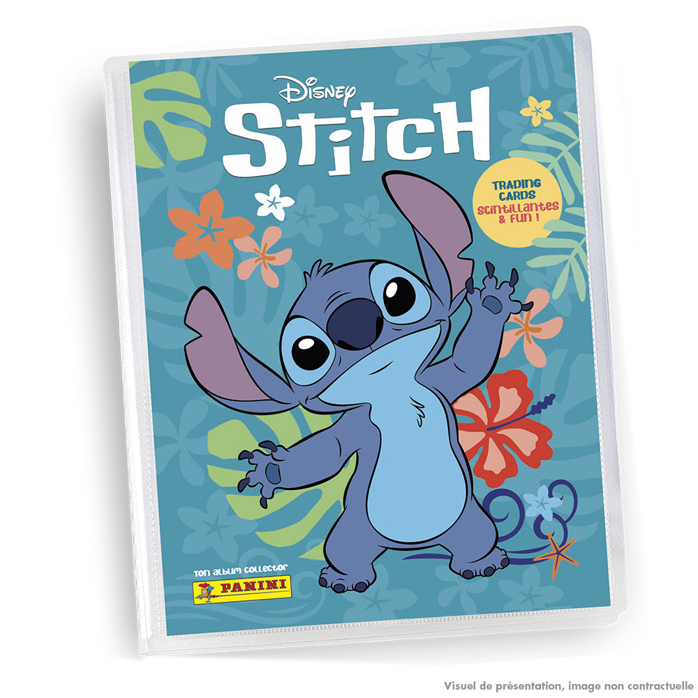 Pack démarrage de collection - PANINI - STITCH TC - 1 classeur + 2 pochettes - 12 cartes + 1 carte EL