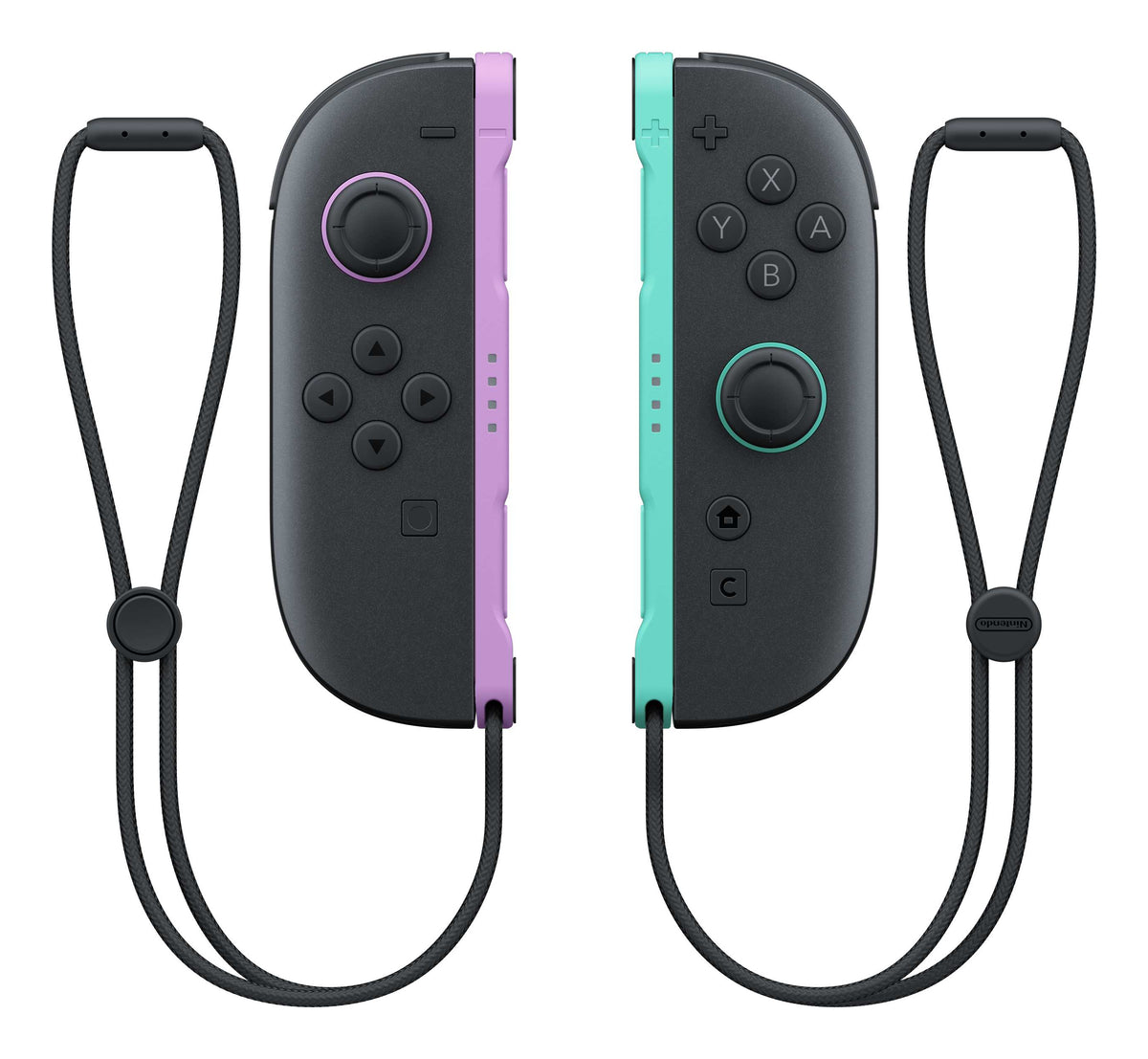 Paire de manettes Joy-Con 2 Violet Clair & Vert Clair pour Nintendo Switch 2