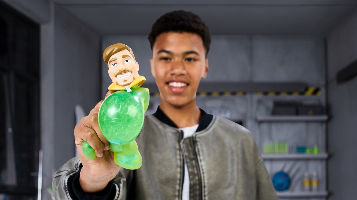 Kit de création - MRBEAST LAB - Heroes of Goo Jit Zu - Pompe incluse - Figurine personnalisable - Accessoires fournis