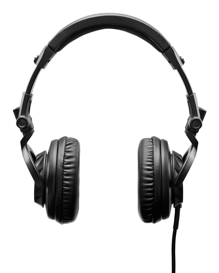 HERCULES HDP DJ45 - Casque DJ a haute performance - Pliable - Ecouteurs pivotants - Câble de 2m - Impédance 60 ohms - Noir