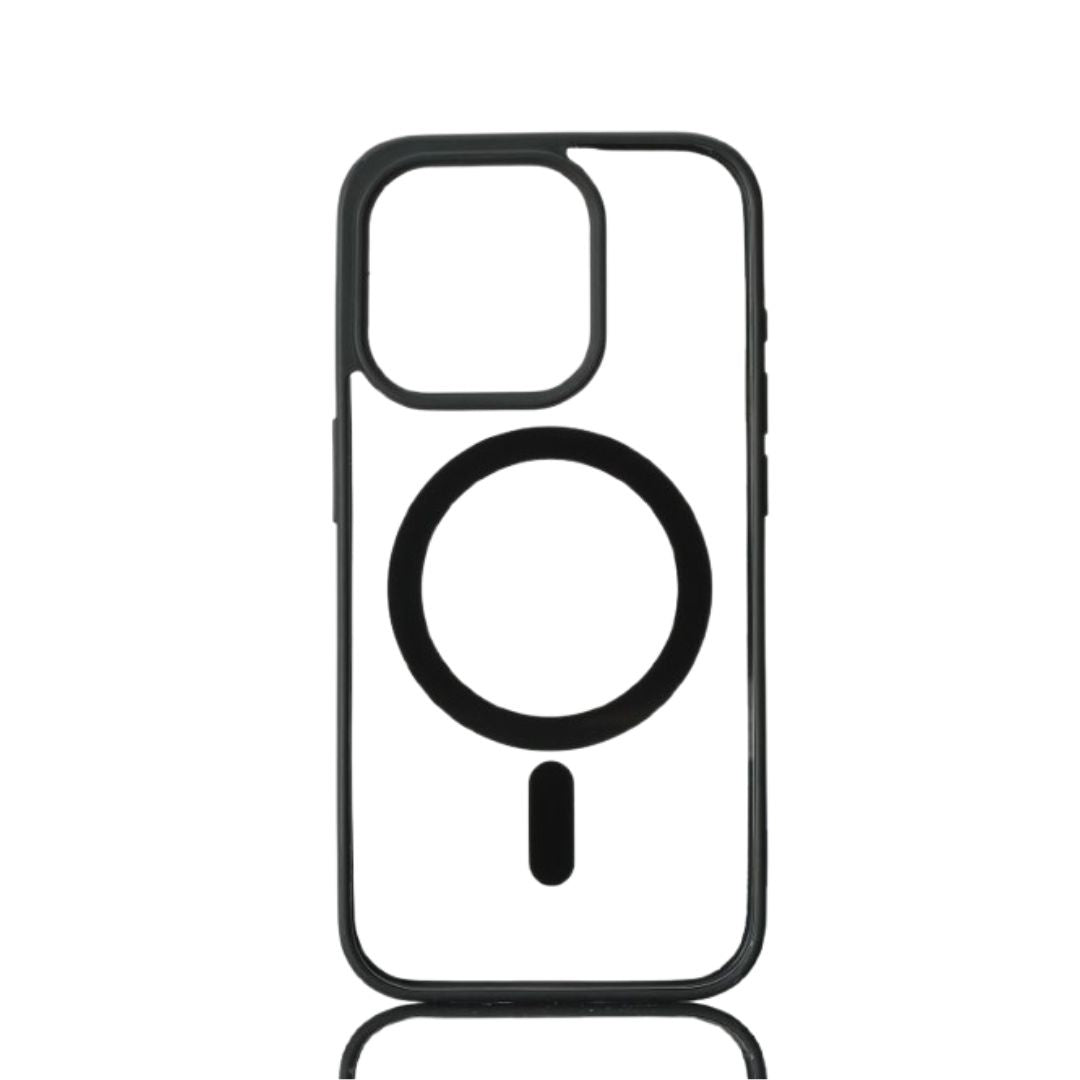 We Coque de protection RUBBER APPLE IPHONE 15 PRO - Dos transparent contour mat