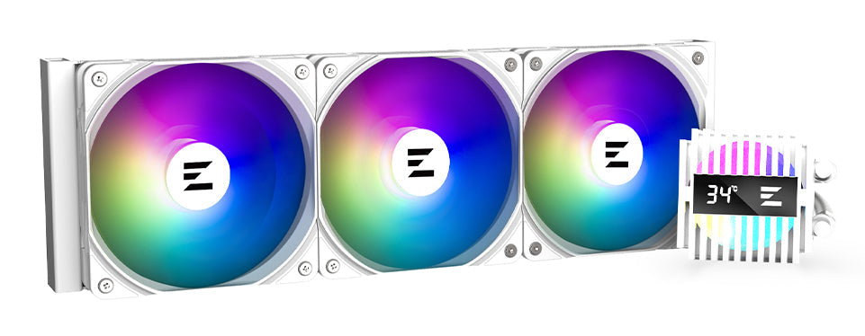Kit Watercooling AIO Zalman Alpha2 RGB - 360mm (Blanc)