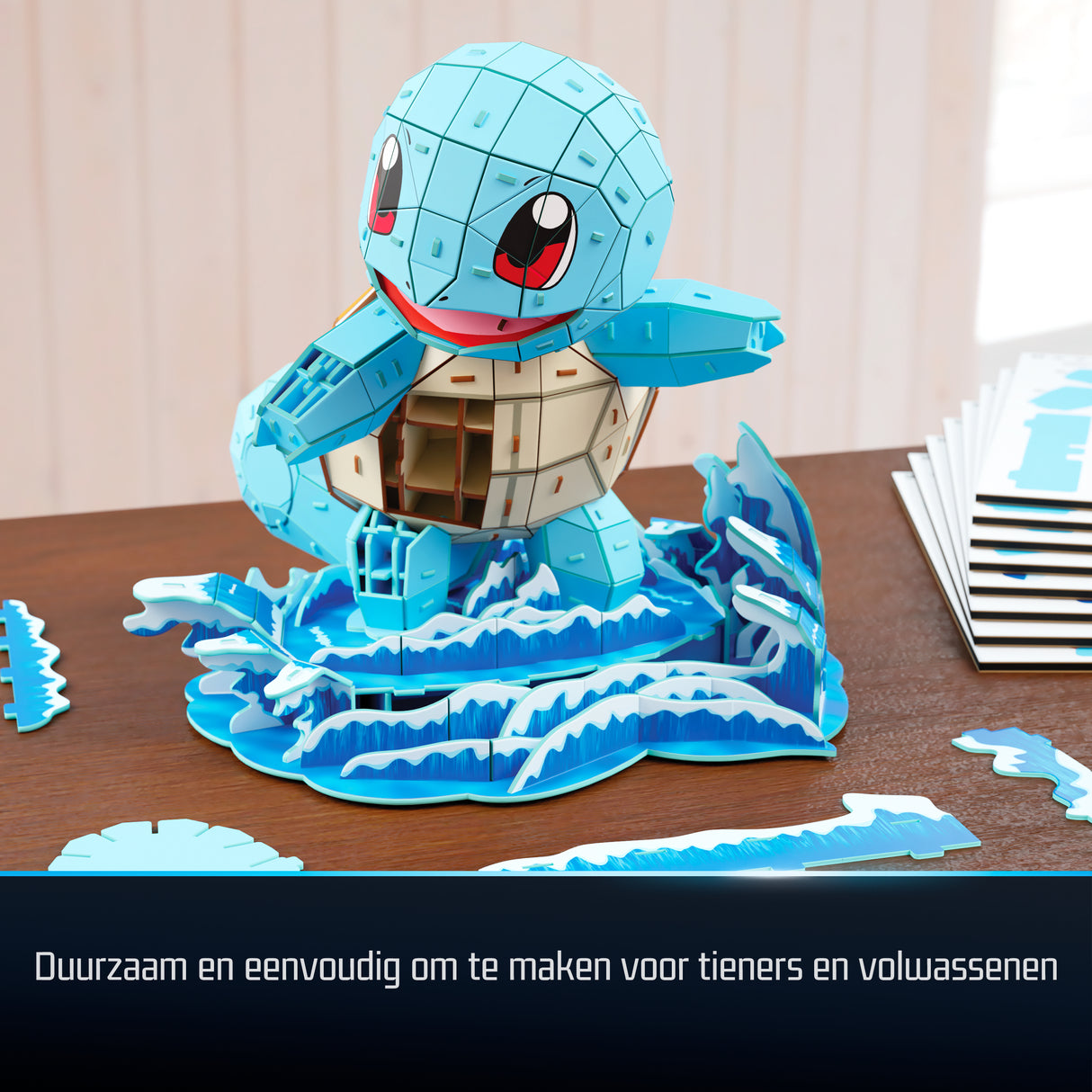 4D Build - Puzzle 3D - Carapuce Pokémon - 180 pieces - 24cm - des 12 ans