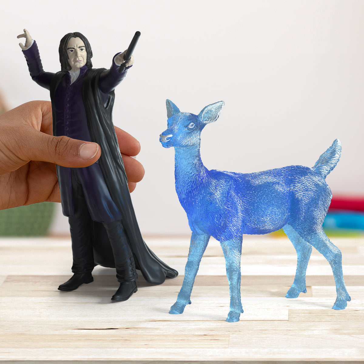 Figurines Rogue et son Patronus, Schleich 42683 Harry Potter, Pour enfant des 6 ans