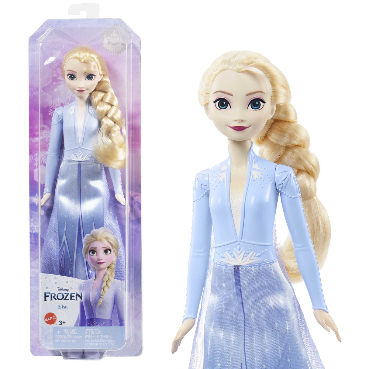 La Reine des Neiges 2-Elsa-Mattel Poupée Disney avec habillage et accessoires HLW48