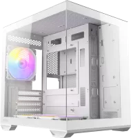 Boitier Mini Tour Micro-ATX Antec CX60M RGB avec panneaux vitrés (Blanc)
