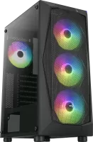 Boitier Moyen Tour ATX AeroCool Falcon-A RGB avec panneau vitr (Noir)