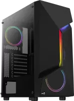 Boitier Moyen Tour ATX AeroCool Scape V2 RGB avec panneau vitré (Noir)