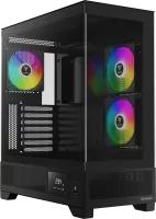 Boitier Moyen Tour ATX Gamdias Atlas M1 RGB avec panneaux vitrés (Noir)