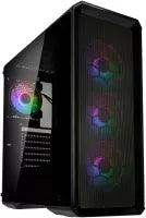 Boitier Moyen Tour ATX Kolink Levante v2 RGB avec panneaux vitrés (Noir)