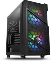 Boitier Moyen Tour ATX Thermaltake Commander C31 TG RGB avec panneau vitré (Noir)