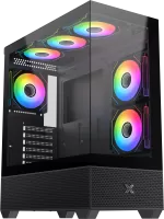Boitier Moyen Tour ATX Xigmatek Alphard RGB avec panneau vitr (Noir)