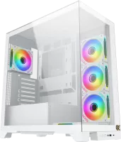 Boitier Moyen Tour ATX Xigmatek Endorphin Ultra RGB avec panneaux vitrés (Blanc)