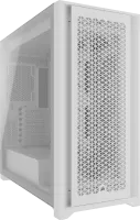 Boitier Moyen Tour E-ATX Corsair 5000D Core Airflow avec panneau vitré (Blanc)