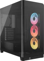 Boitier Moyen Tour E-ATX Corsair Frame 4500X LX-R iCue Link Panoramic RGB avec panneaux vitrés (Noir)