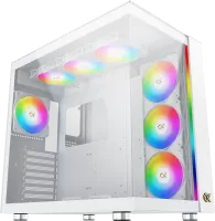 Boitier Moyen Tour E-ATX Xigmatek Aqua Ultra Air RGB avec panneaux vitrés (Blanc)