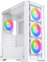Boitier Moyen Tour E-ATX Xigmatek Quantum RGB avec panneaux vitrés (Blanc)
