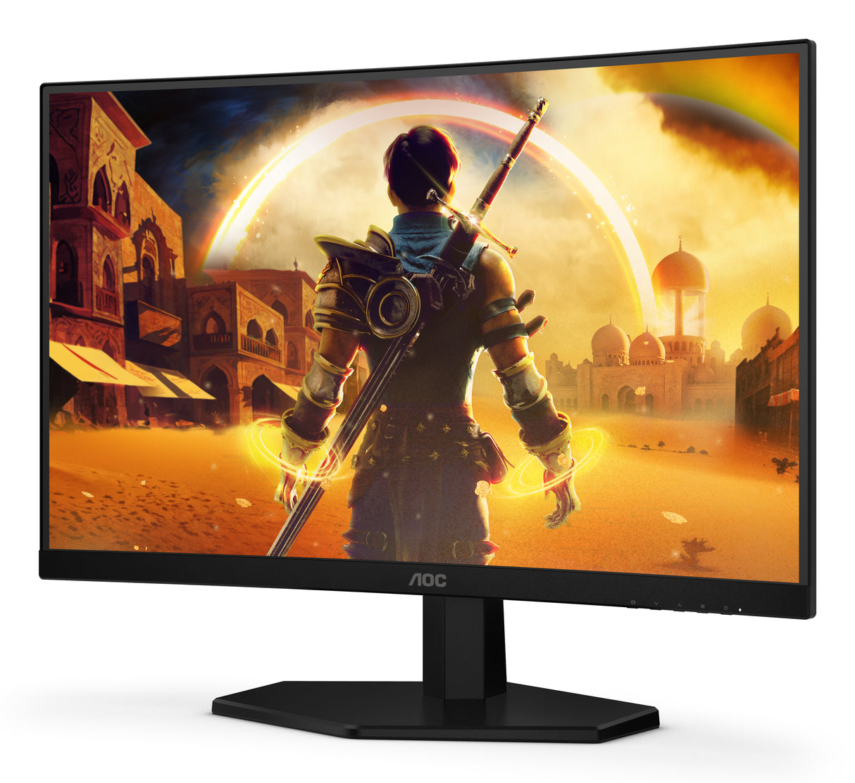 Ecran PC Gamer incurvé - AOC - 24'' - FHD - 180Hz - Dalle VA - 0,5ms - C24G42E