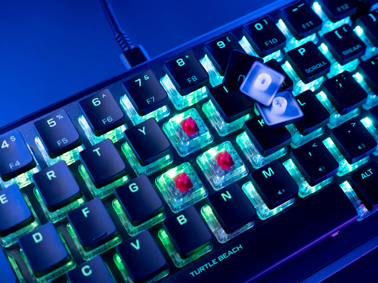 Clavier gaming optique et mécanique filaire Turtle Beach - Vulcan II Mini - Noir