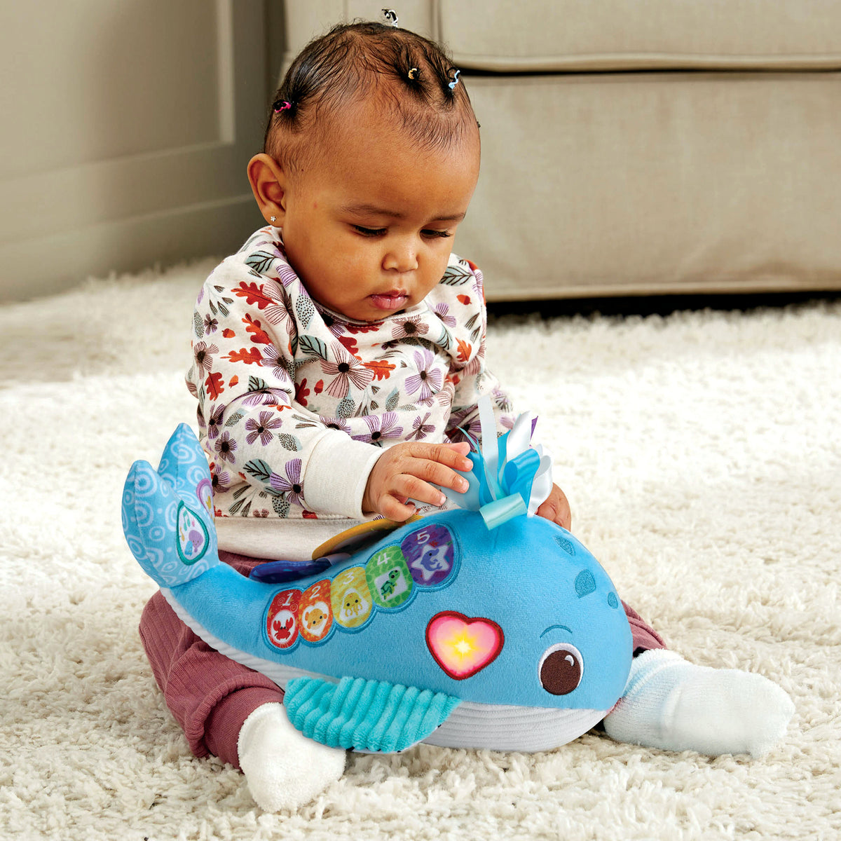 VTECH OCÉANE, MA BALEINE MUSICALE (BOUTEILLES PLASTIQUES RECYCLÉES)