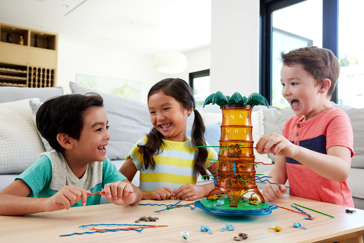SOS Ouistiti : Panique dans l'arbre-Jeu de société familial HTW65 Mattel Games