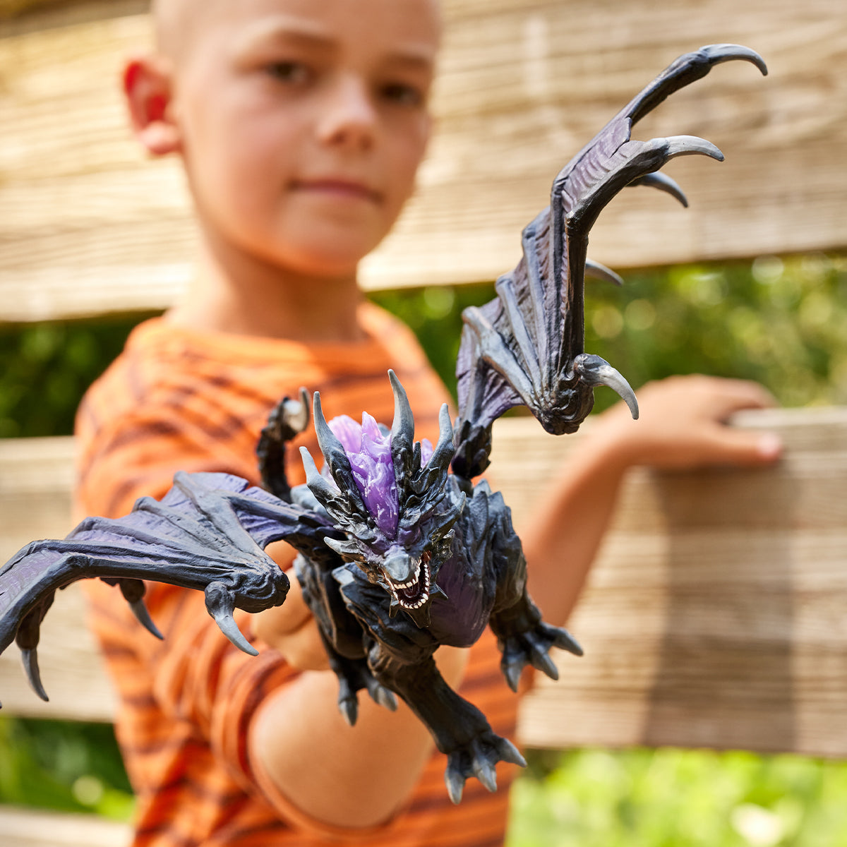 Figurine Dragon des Ténebres, jouet ultra-réaliste et durable avec ailes mobiles, Schleich 70152 Eldrador Creature, des 7 ans