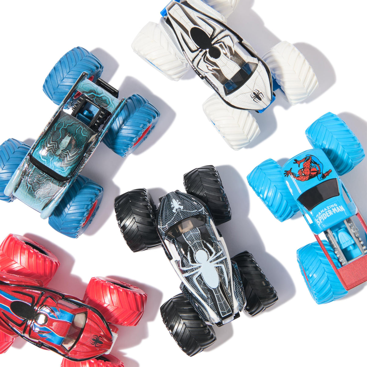 Spiderman Die Cast Monster Jam Pack De 5