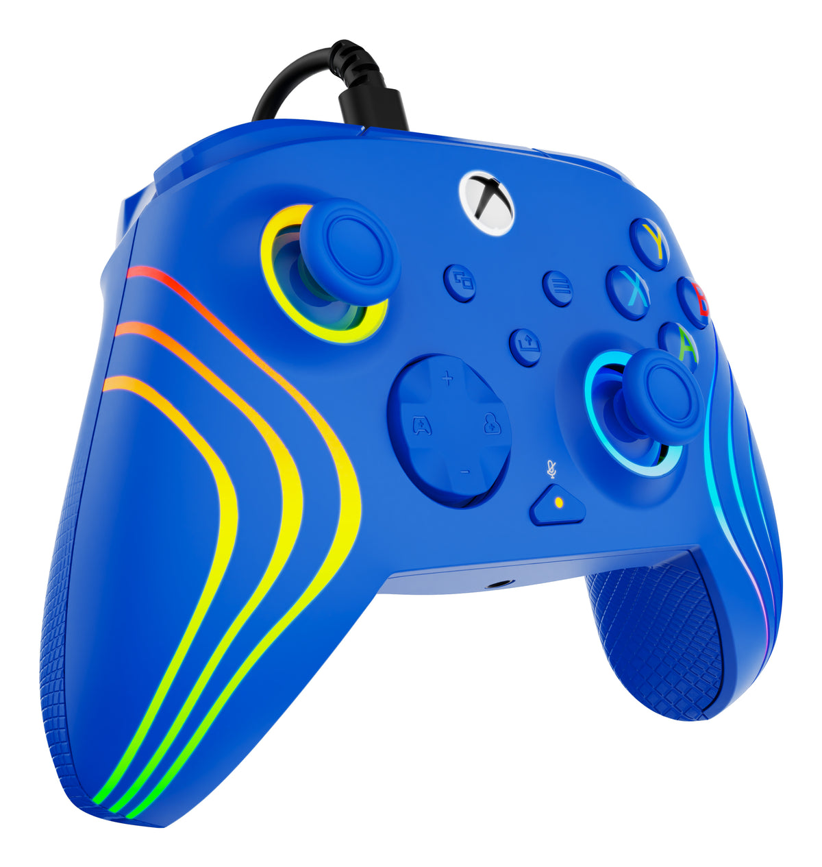 Manette de jeu - Xbox Series X|S, Xbox One et PC - Afterglow Wave - RGB - Filaire - Bleu - TURTLE BEACH