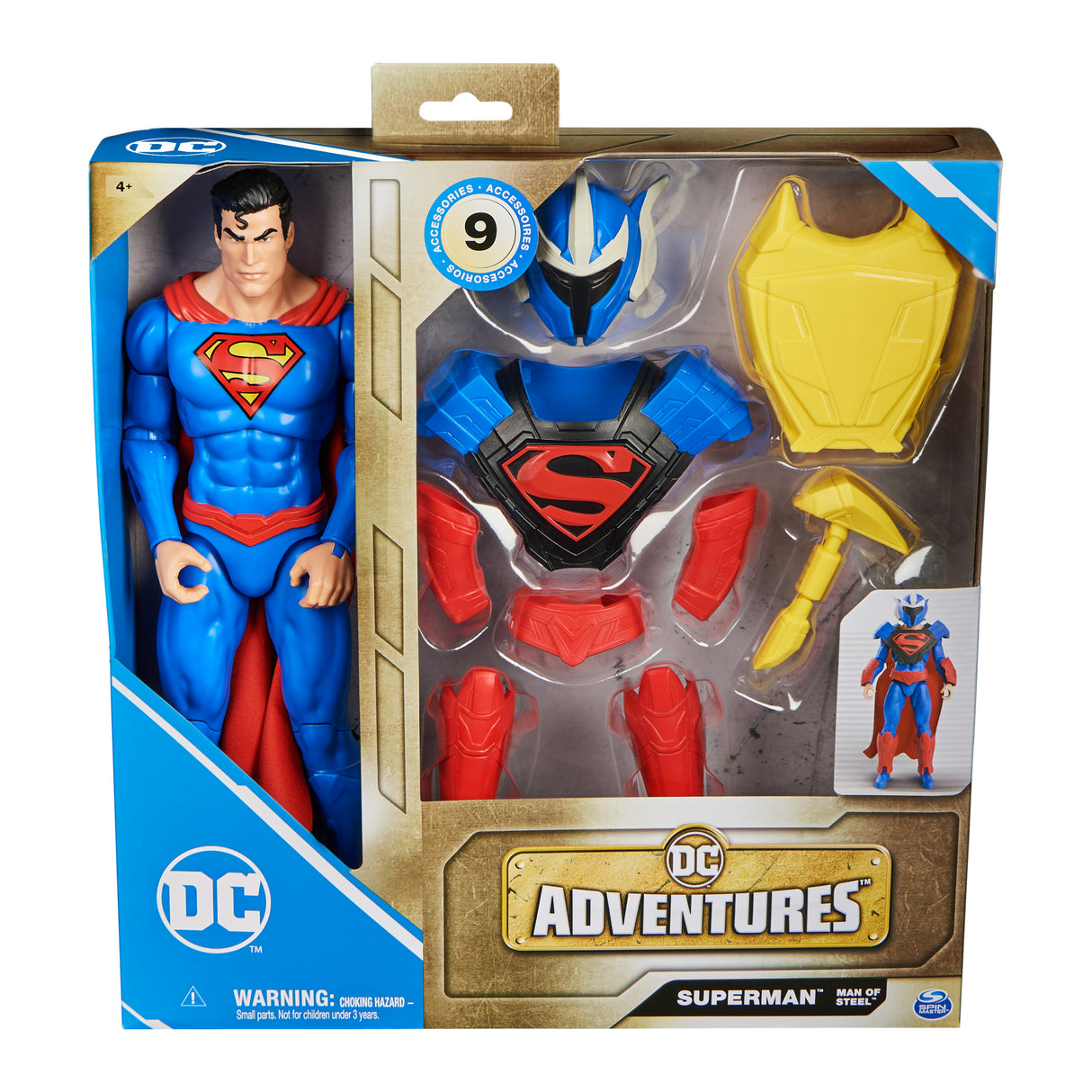 Spin Master PACK FIGURINE 30 CM SUPERMAN + ACCESSOIRES DC Adventures