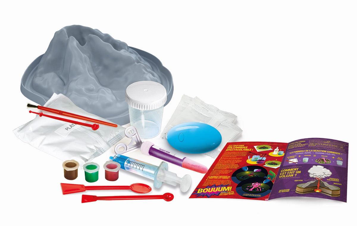 Expériences volcaniques - Clementoni - Science & Jeu - Jeux Scientifiques