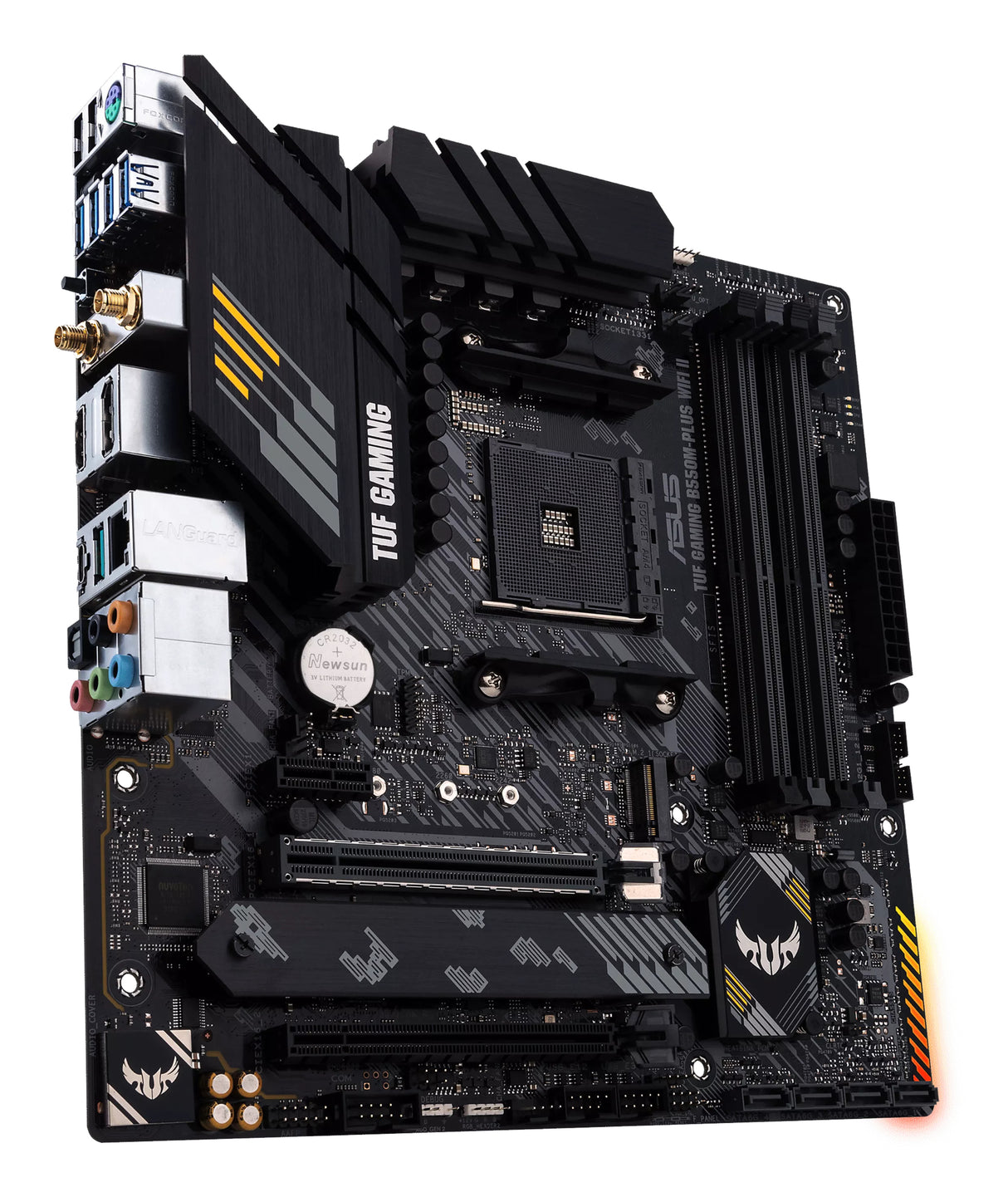 Carte mere - ASUS - TUF GAMING B550M-PLUS WIFI II - AMD B550 - Emplacement AM4 micro ATX
