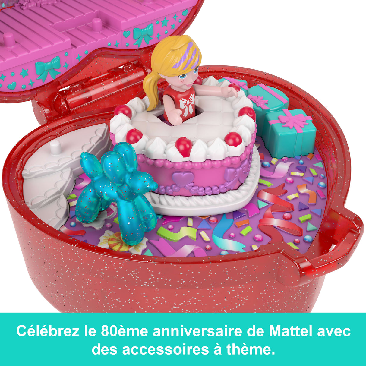 Polly Pocket - Coffret Boîte a Bijoux - 80eme anniversaire de Mattel - Polly Pocket - JGK21