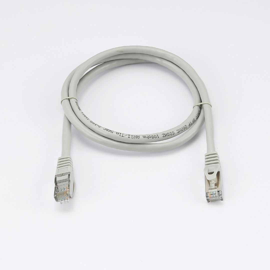 C ble RJ45 Male/Male droit CAT7 S/FTP - Longueur 1M - Gris - en sachet