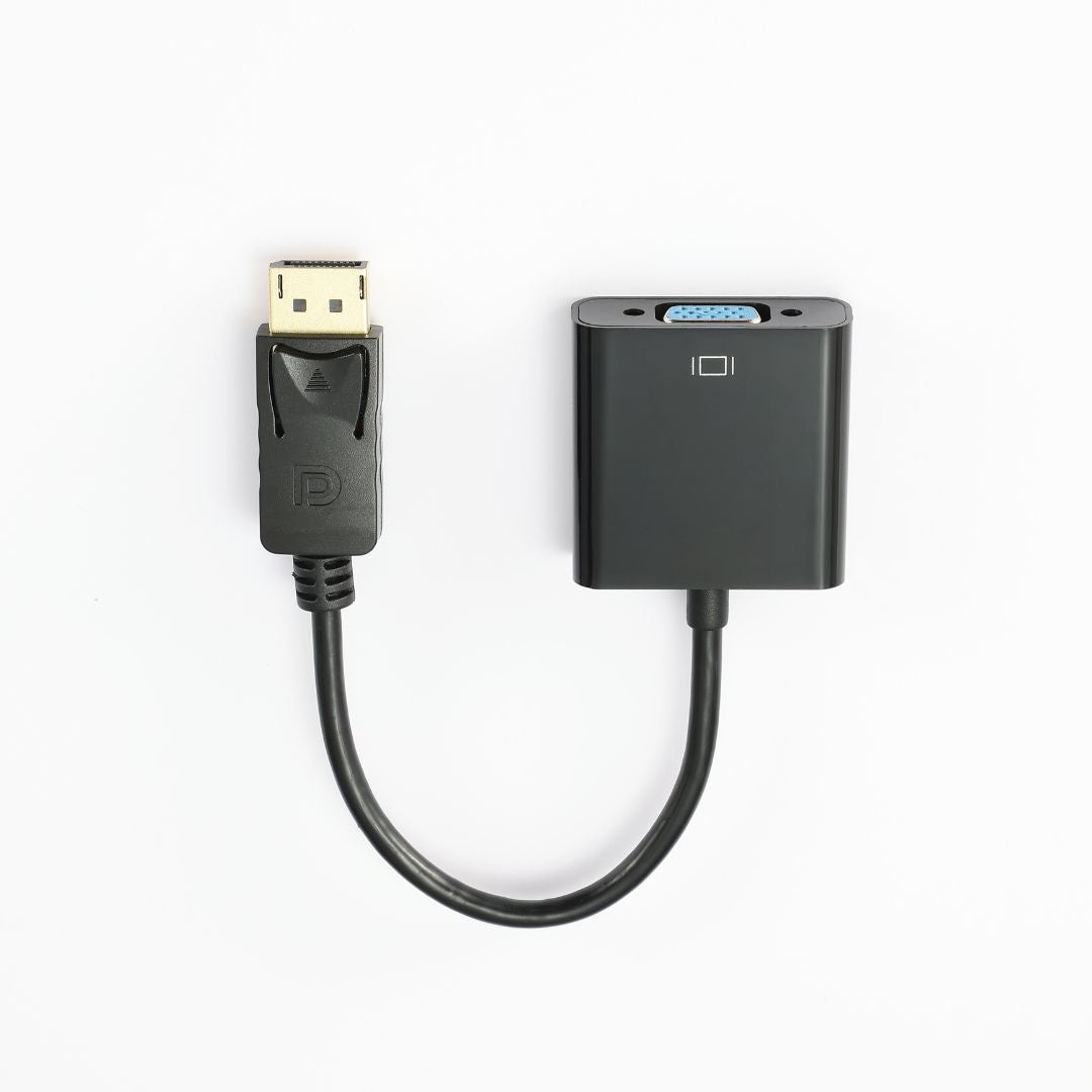 Adaptateur DispayPort M le vers VGA Femelle - Connecteur DisplayPort plaqué or -