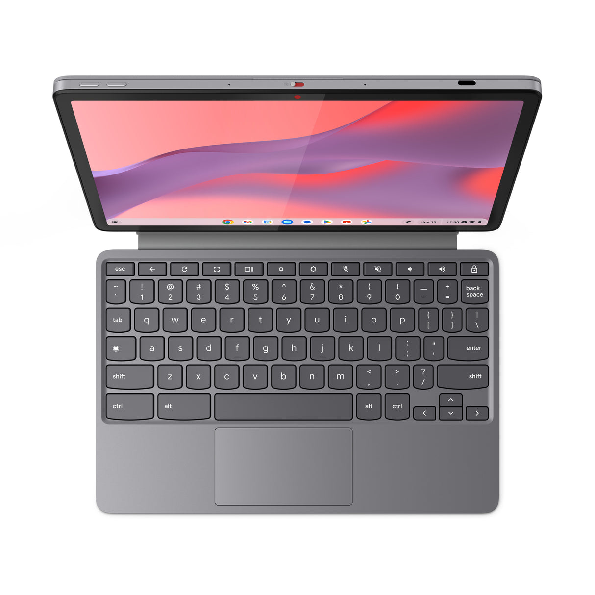 PC Tablette 2 en 1 LENOVO Chromebook Duet 11M889 | Chrome OS - 10,95 WUXGA - MTK Kompanio 838 - RAM 8 Go - SSD 128 Go - AZERTY