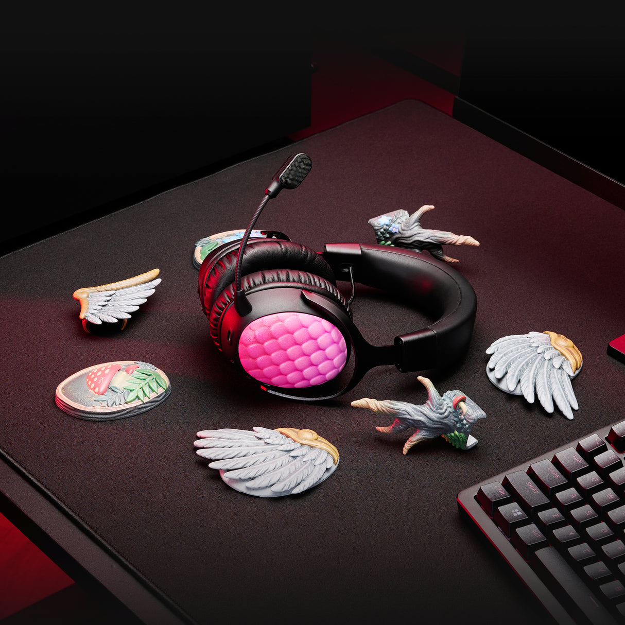 Casque Gamer Sans Fil HyperX Cloud III S Wireless noir pour PC Mac PS5 Mobile Switch.avec adaptateur USB-C vers USB-A, câble USB