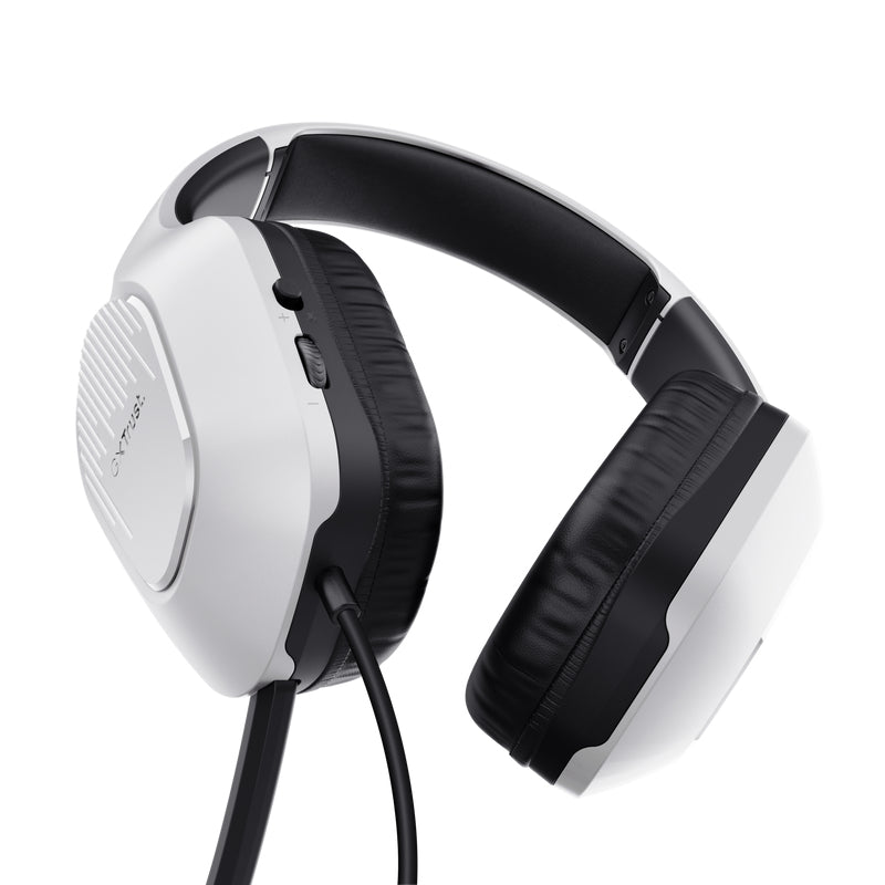 Casque Gamer filaire Trust GXT 415 Zirox (Blanc)