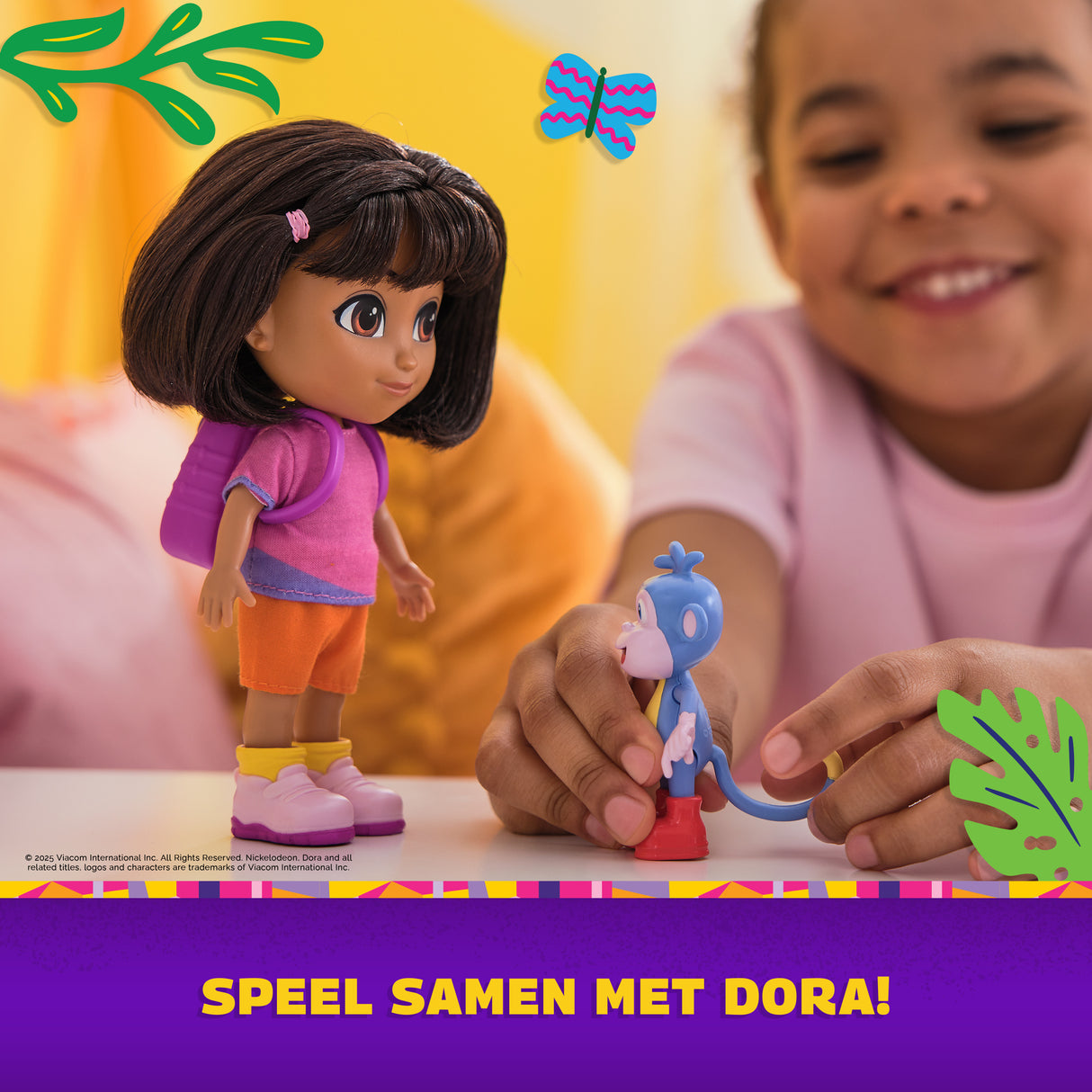 Dora - Poupée 15cm + figurine Babouche - des 3 ans - Dora l'exploratrice