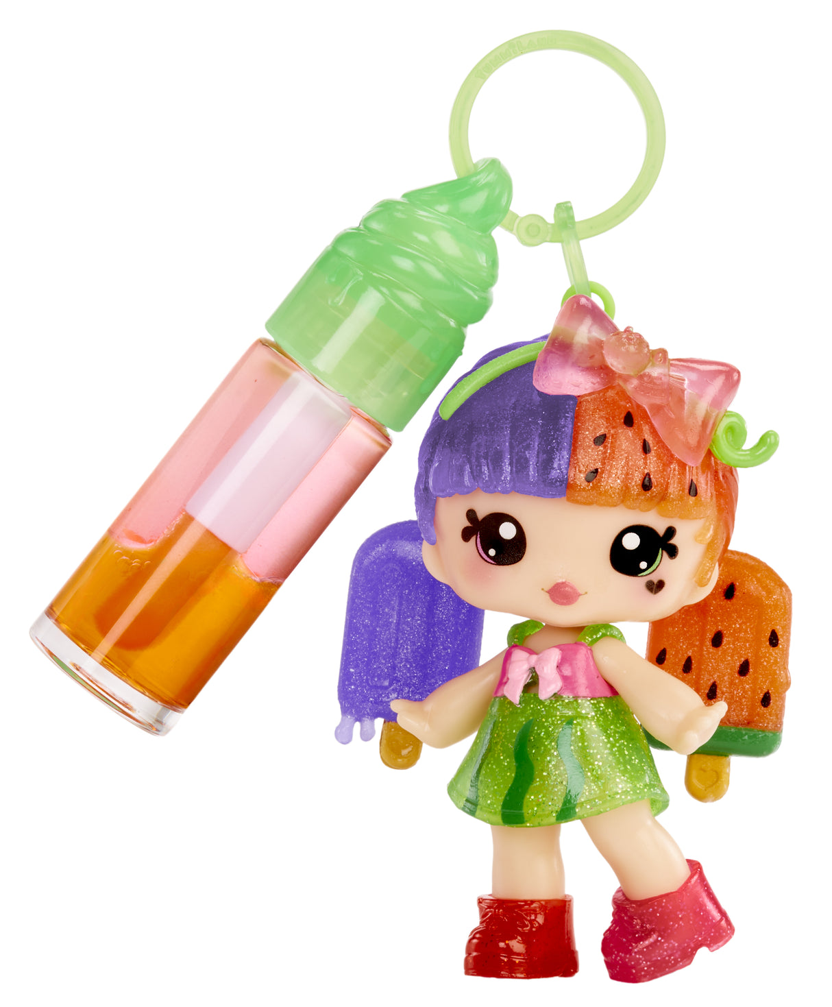 Yummiland Lip Gloss Doll - Color Change Combo - Poppy Melonberry